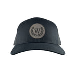 WINNERS "W" Leather Patch Cap - Black / Grey